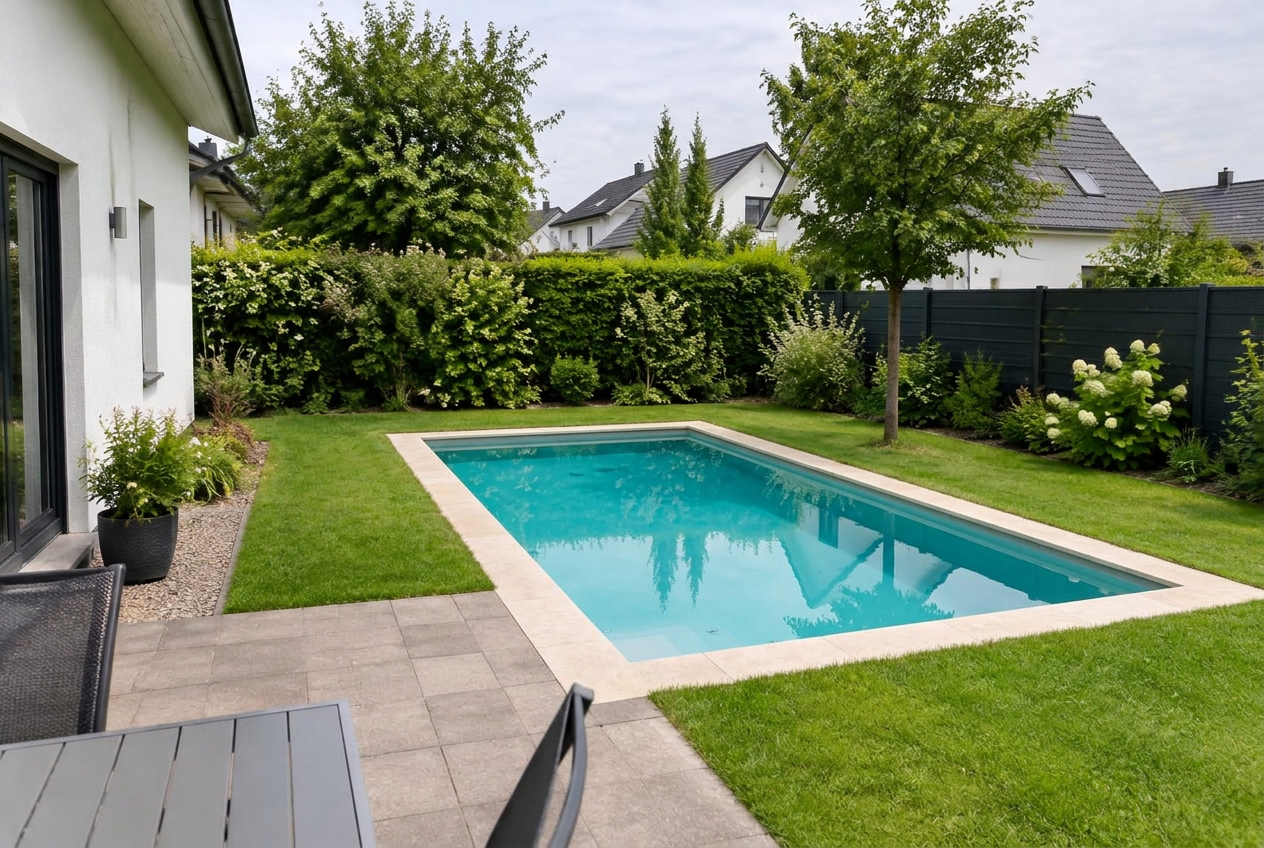 Garten mit Pool